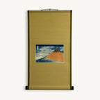 “Fine Breezy Day - Katsushika Hokusai” Japanese hanging scroll
