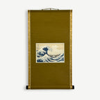“The Great Wave off Kanagawa – Katsushika Hokusai” Japanese hanging scroll
