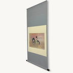 “Clear Sky” Japanese hanging scroll side view