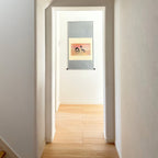 “Clear Sky” Japanese hanging scroll displayed in interior