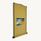 “Fine Breezy Day - Katsushika Hokusai” Japanese hanging scroll side view