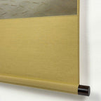 Scroll end detail of “A Pair of Chickens” hanging scroll